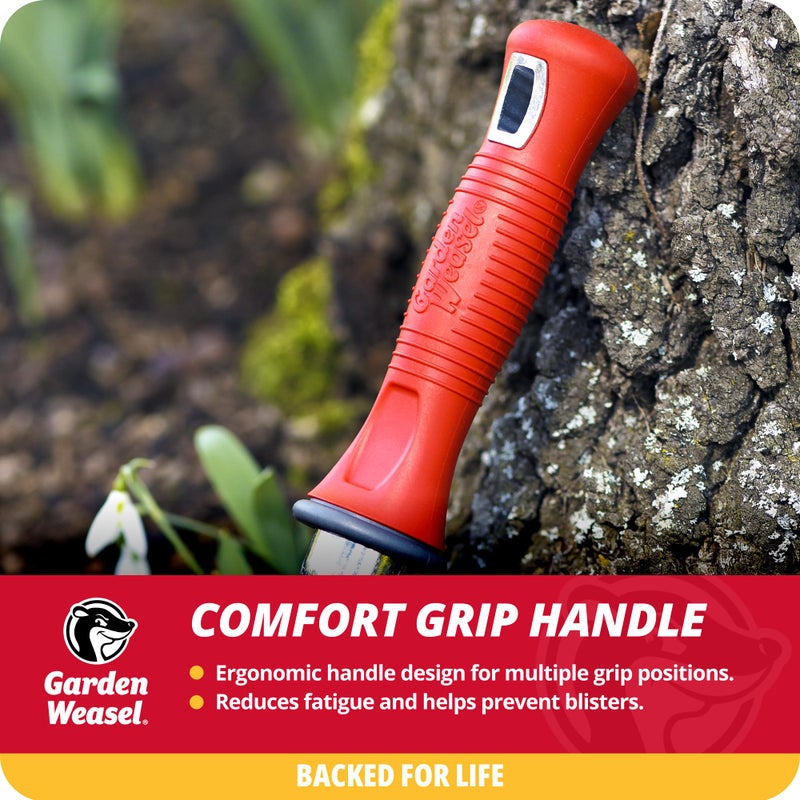 Garden Weasel 3-Piece Hand Tool Combo Set | Trowel, Transplanter and Cultivator | Heavy Duty Lawn and Garden Set, Digging, Planting, and Weeding | 91370-Q - Image 3